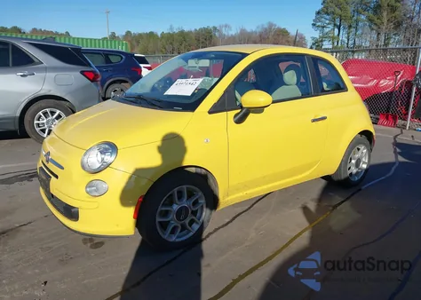 2013 Fiat 500 Pop из США, поврежденный, VIN 3C3CFFAR6DT554426